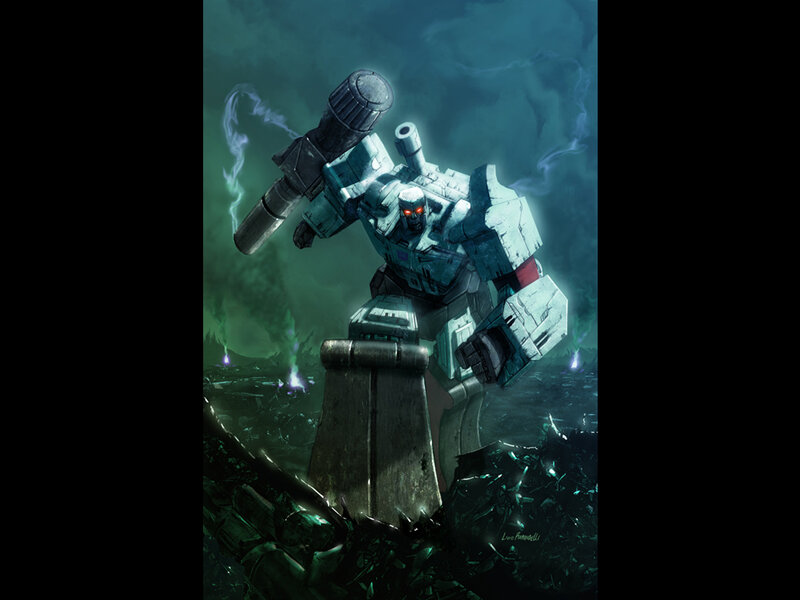 Robotic Figure with Cannon