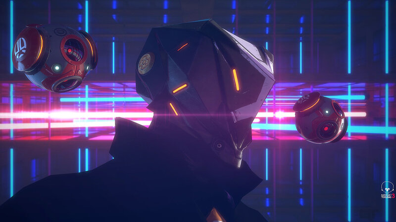 Robotic Figure with Drones