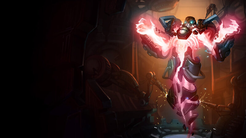 Robotic Figure with Energy — Red