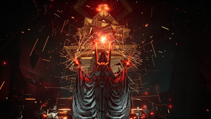 Robotic Figure with Glowing Core