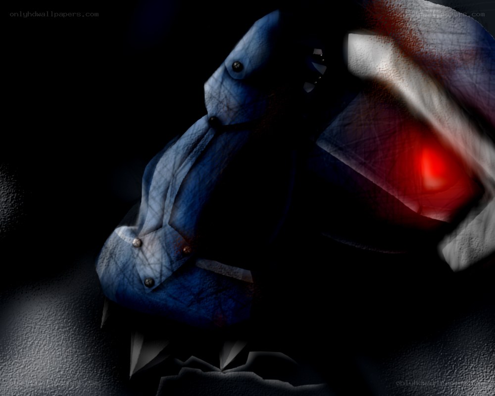 robotic figure with glowing eye