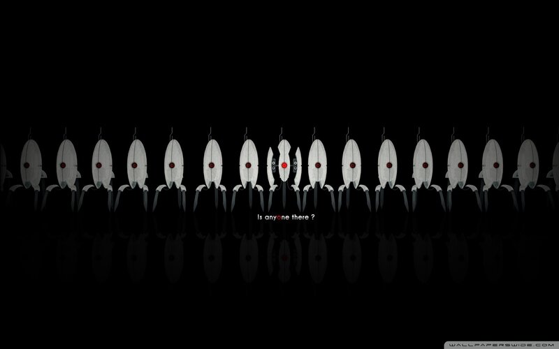 Robotic Figures in a Line