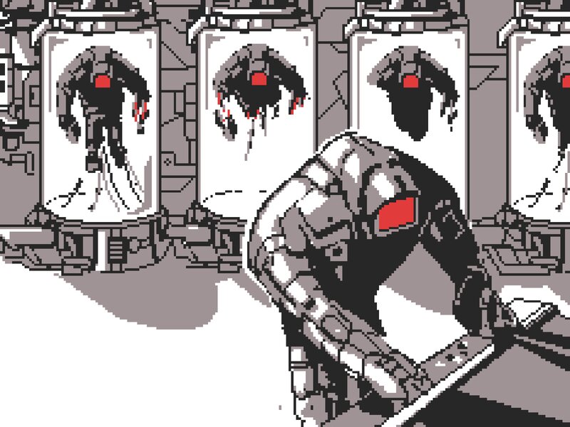 Robotic Figures in Pods