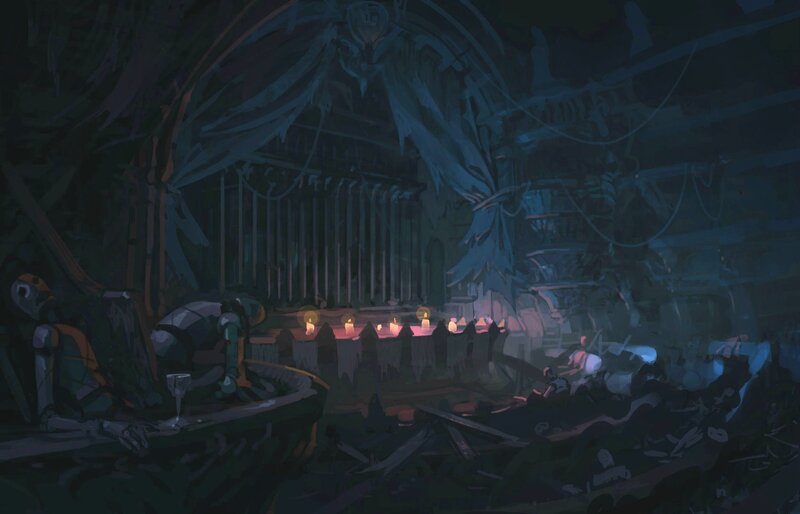 Robotic Figures in Ruin
