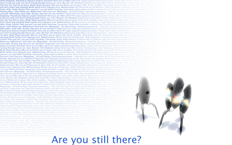 robotic figures with text background
