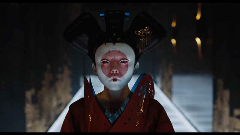 Robotic Geisha Figure