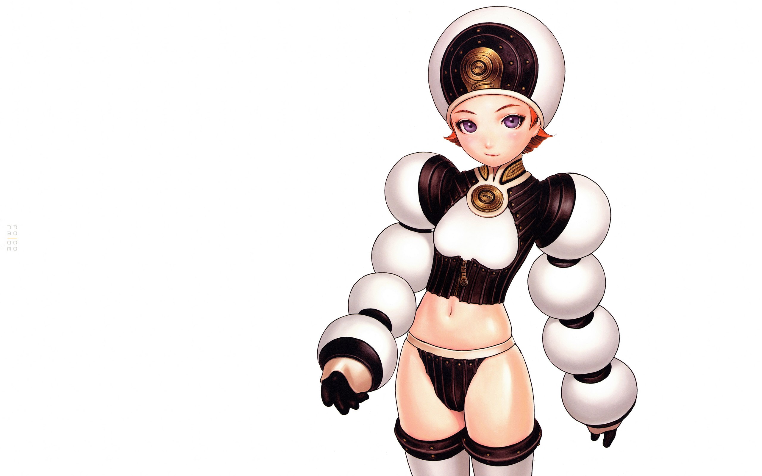 robotic girl character
