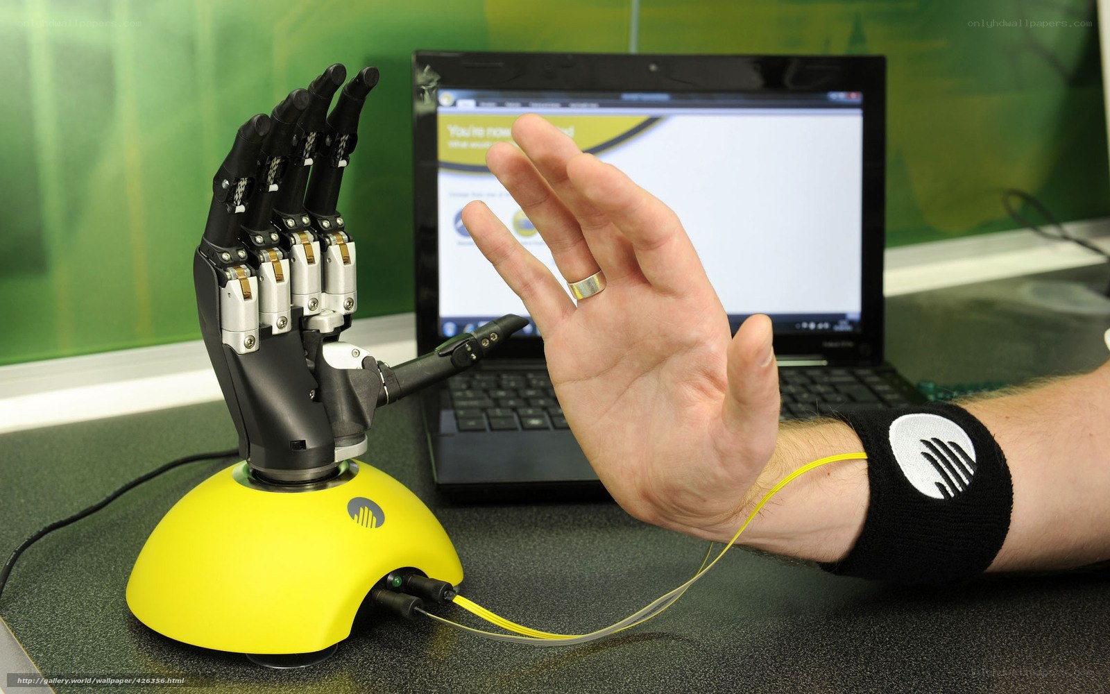 robotic hand demonstration