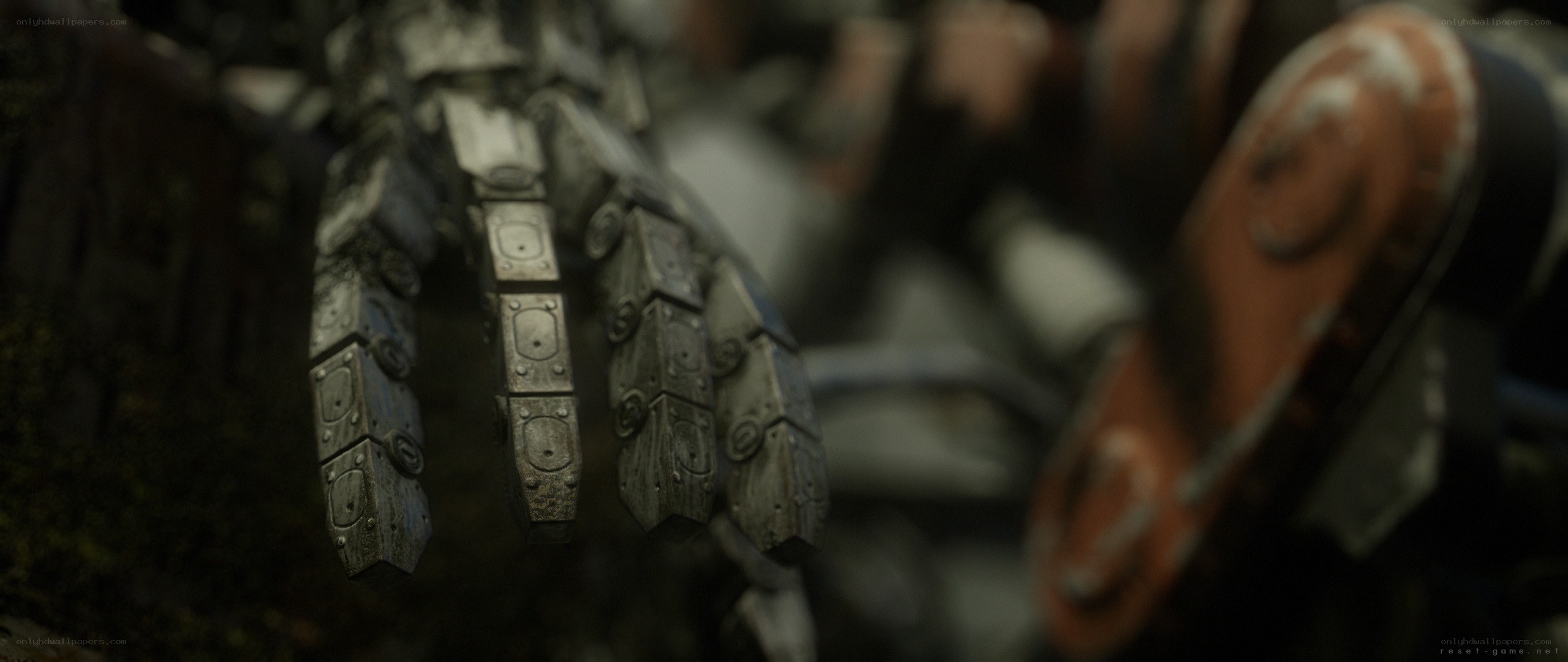 robotic hand in dark setting
