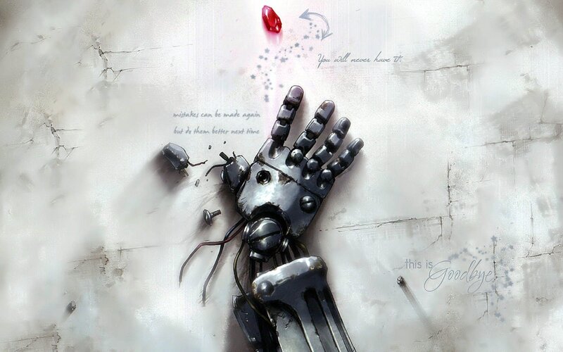 Robotic Hand on Ground