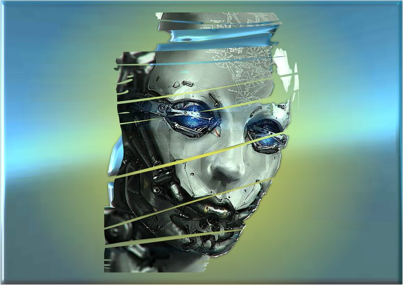 Robotic Head — Blue