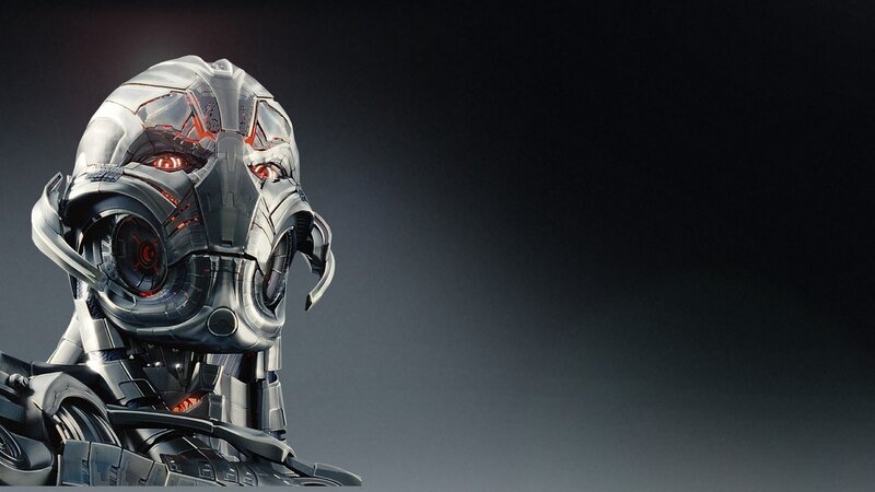 Robotic Head — Gray, Dramatic