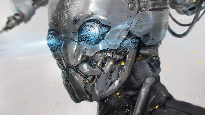 Robotic Head — Gray