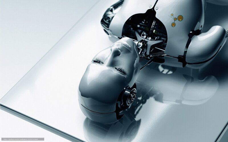 Robotic Head on Table