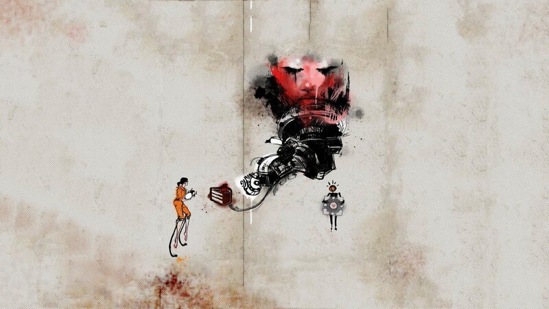 Robotic Head with Figures