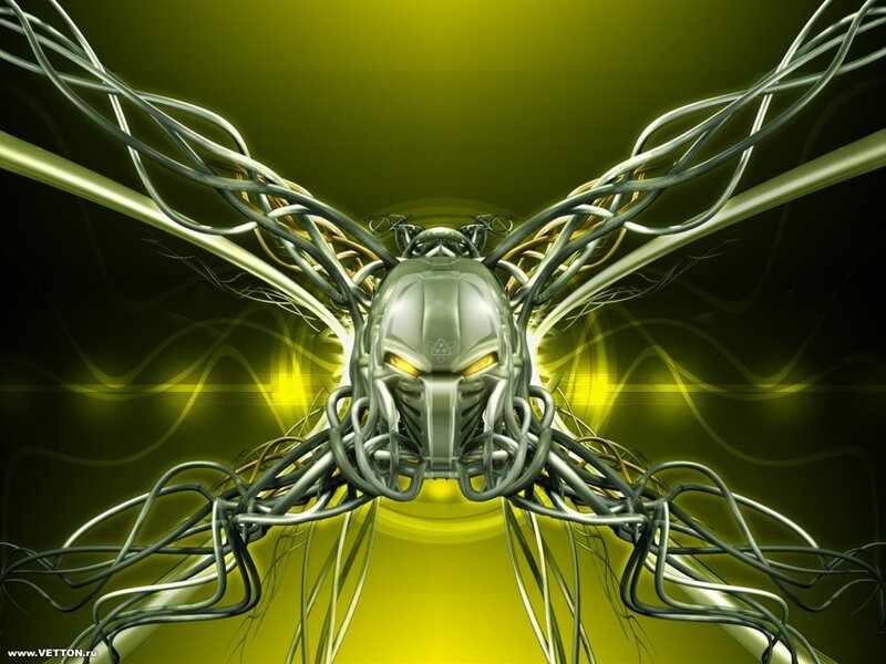 Robotic Head with Wires