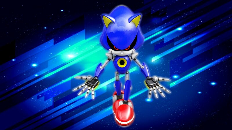 Robotic Hedgehog Character — Blue
