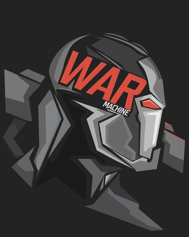 Robotic Helmet — Black, Aggressive
