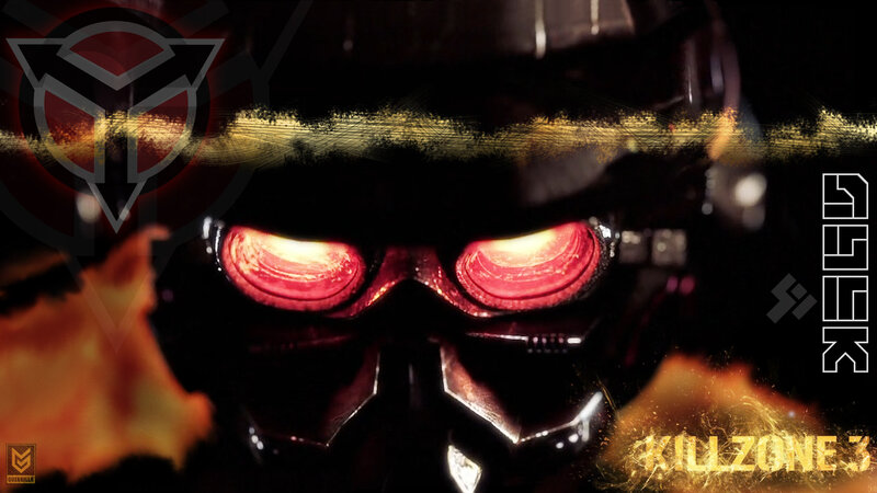 Robotic Helmet with Glowing Eyes — Black