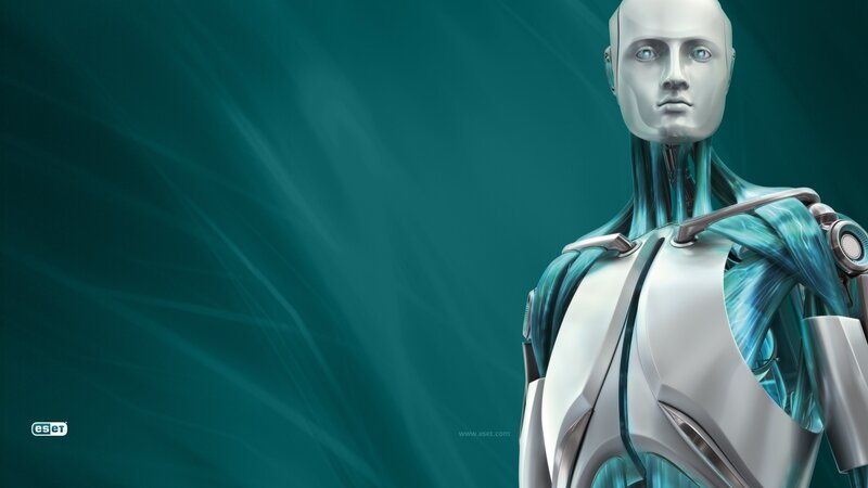 Robotic Humanoid Figure — Teal
