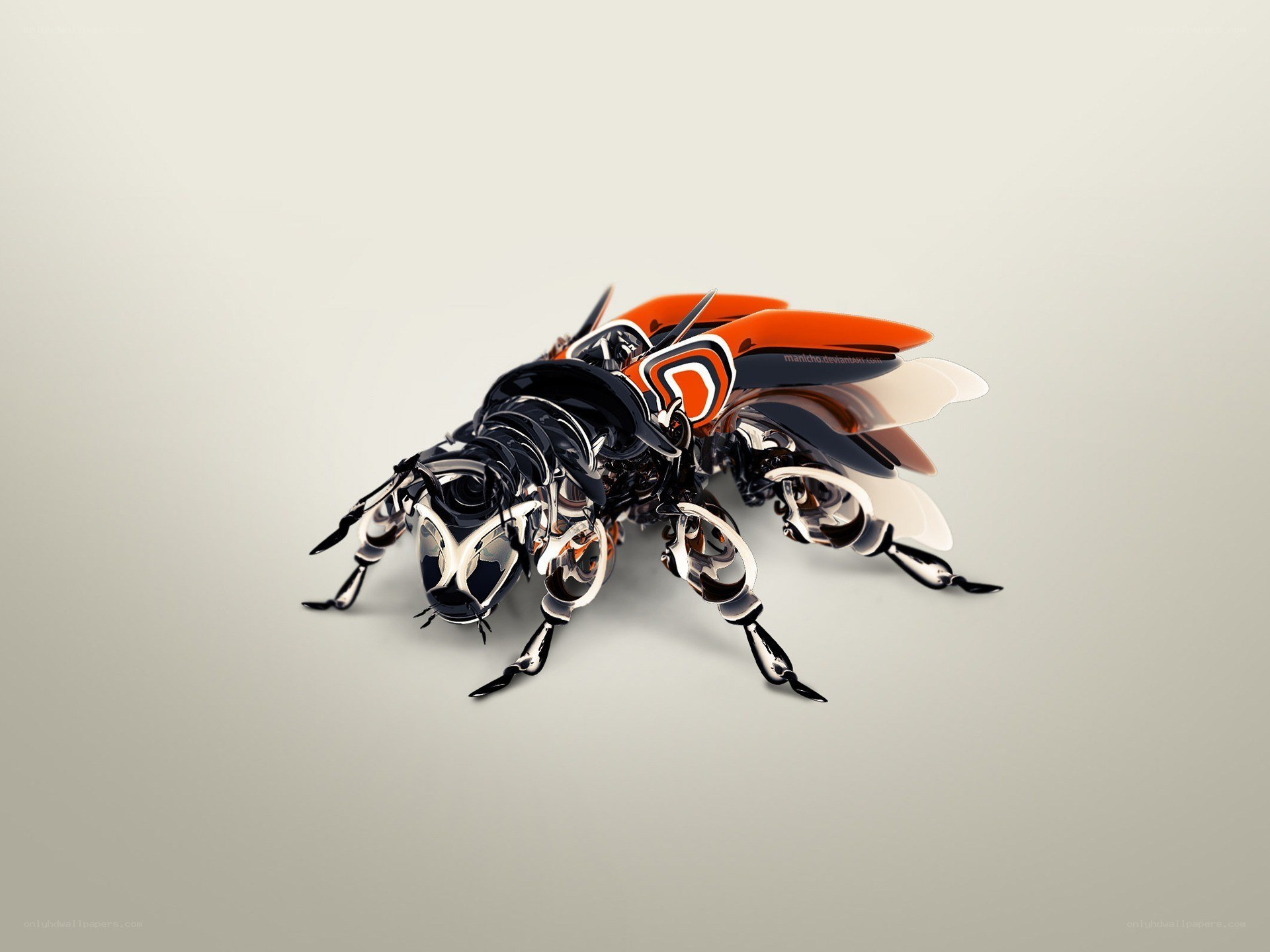robotic insect sculpture