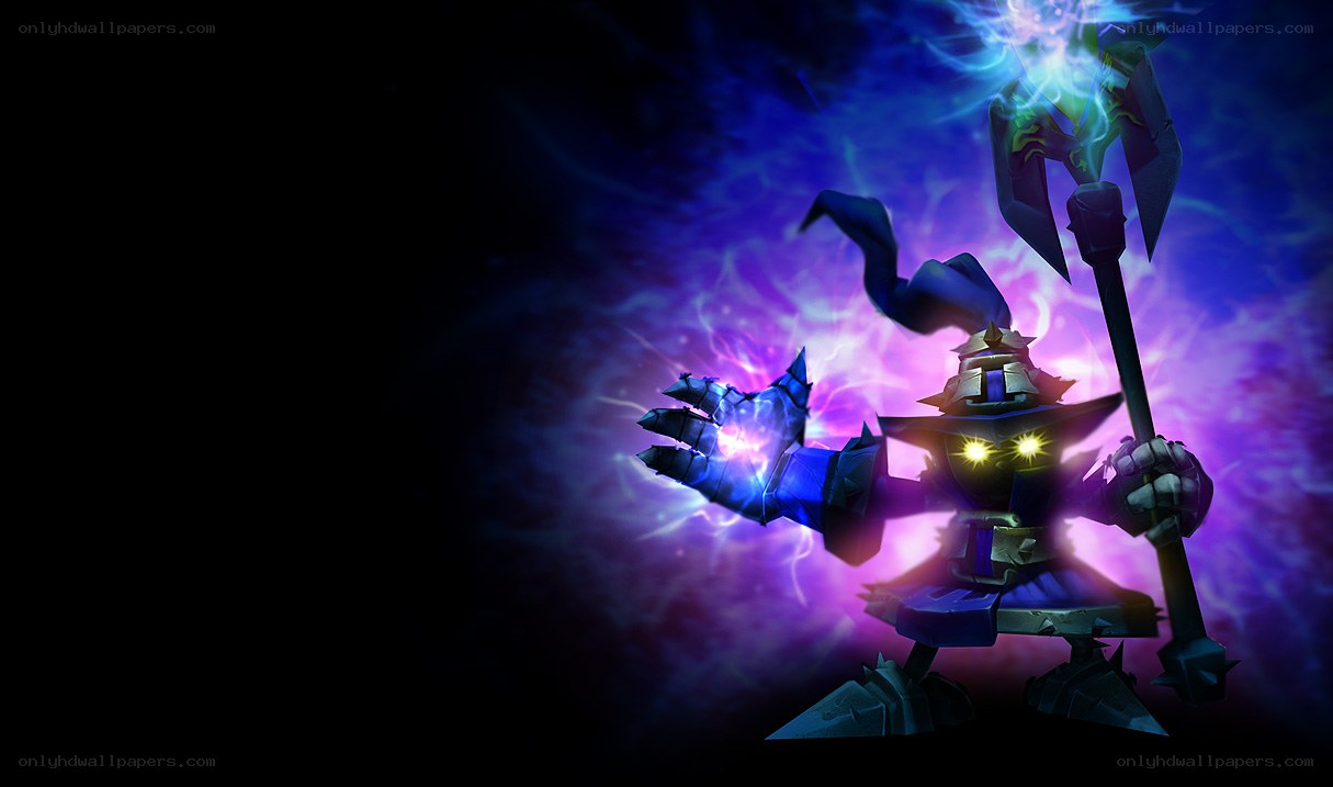 robotic mage with staff
