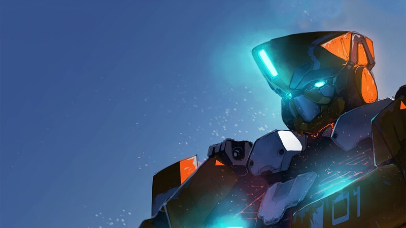 Robotic Mech Head