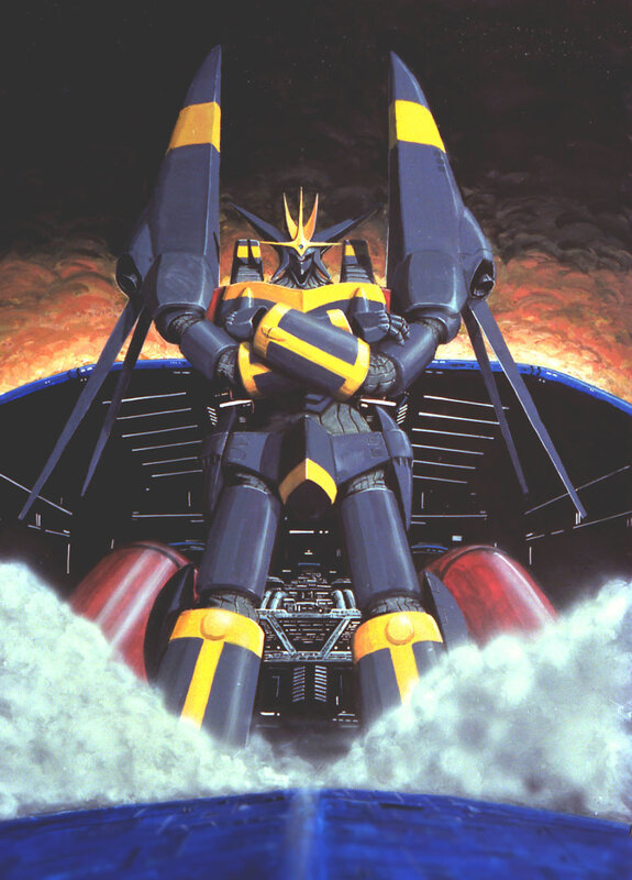 robotic mech in space