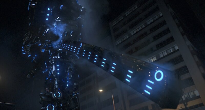 Robotic Monster in City