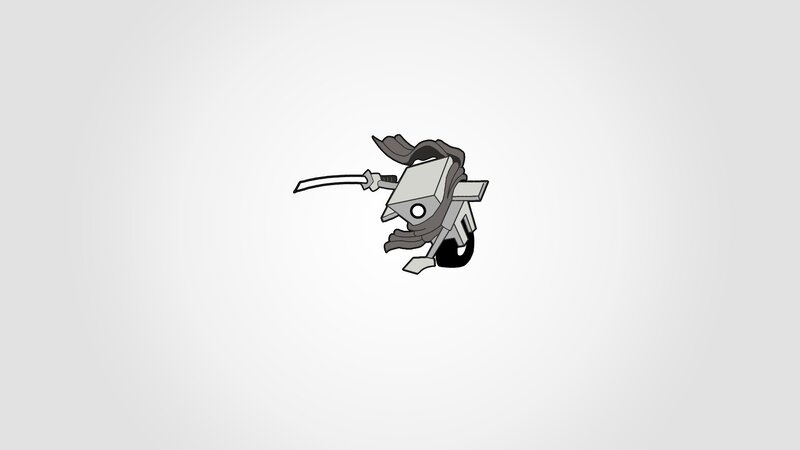robotic ninja character