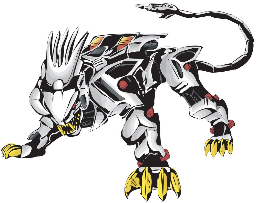 robotic panther creature