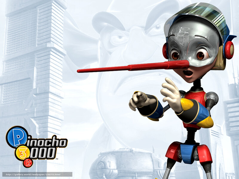 Robotic Pinocchio Character