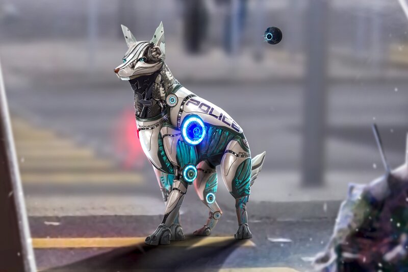 Robotic Police Dog