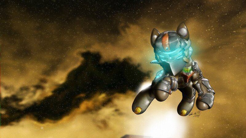 robotic pony in space