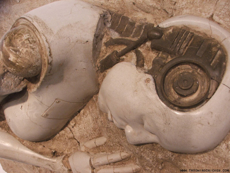 robotic remains in stone