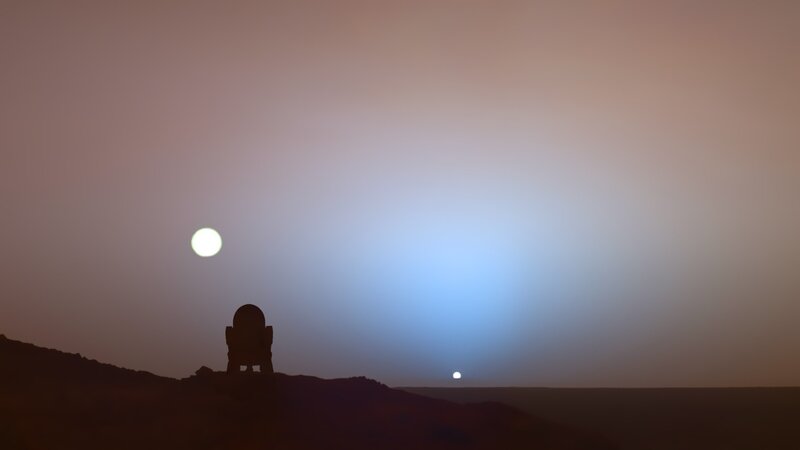 Robotic Rover on Mars