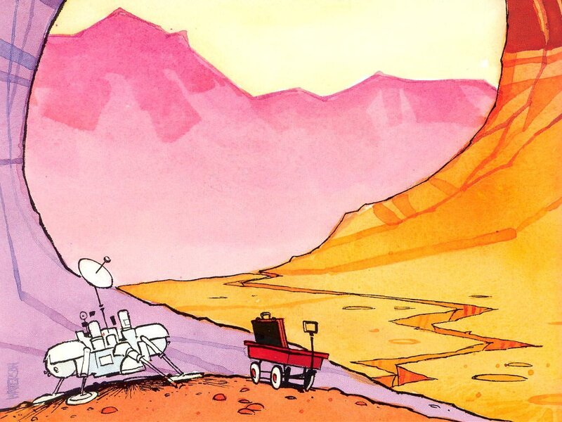 Robotic Rover on Planet