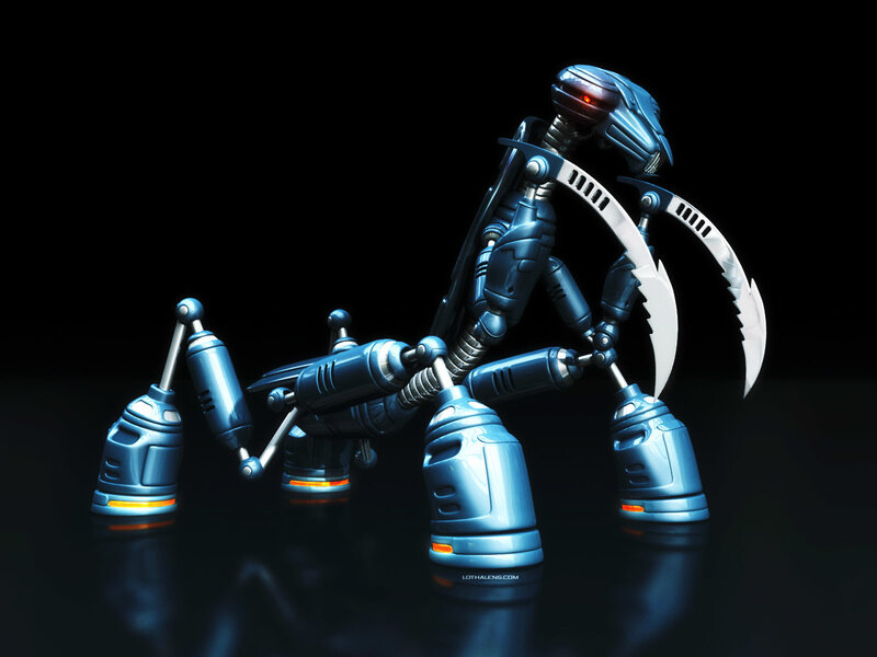 robotic scorpion figure