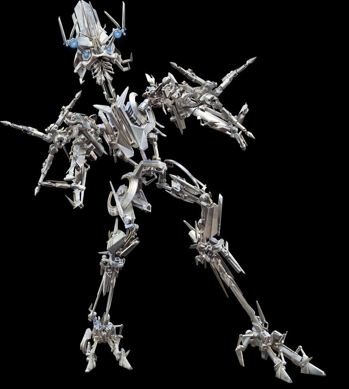 robotic skeleton figure
