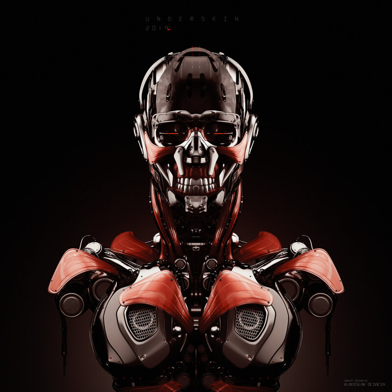 Robotic Skull Torso