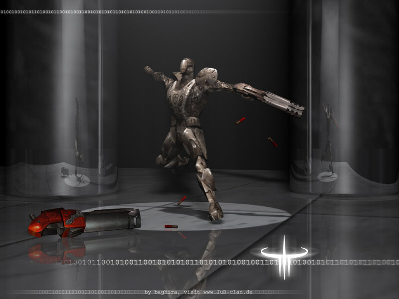robotic soldier in action