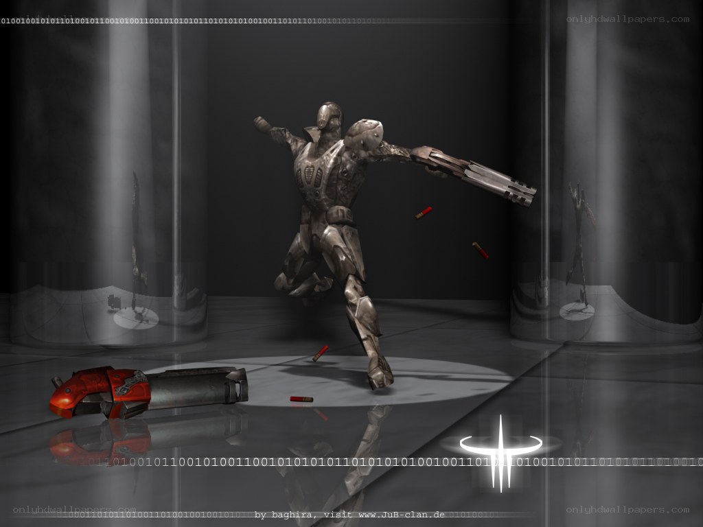 robotic soldier in action