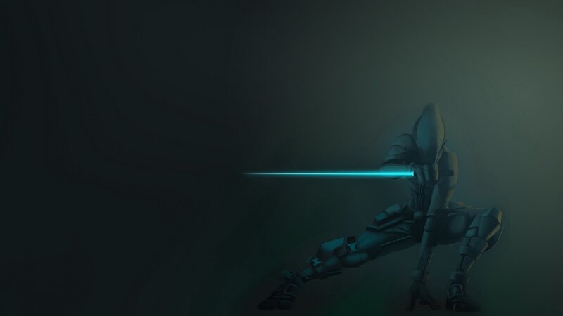 Robotic Soldier with Sword