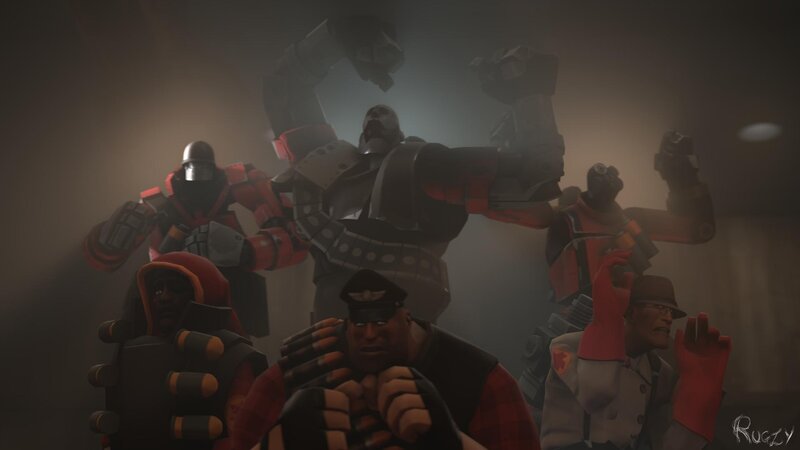 Robotic Soldiers in Haze