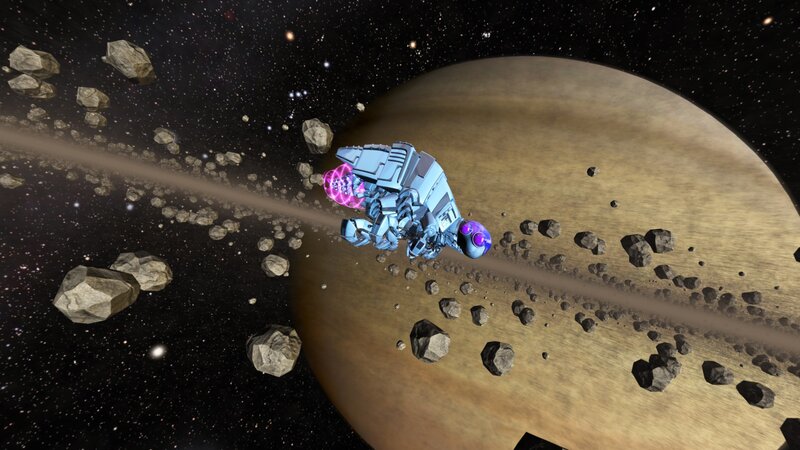 Robotic Spacecraft in Asteroid Field