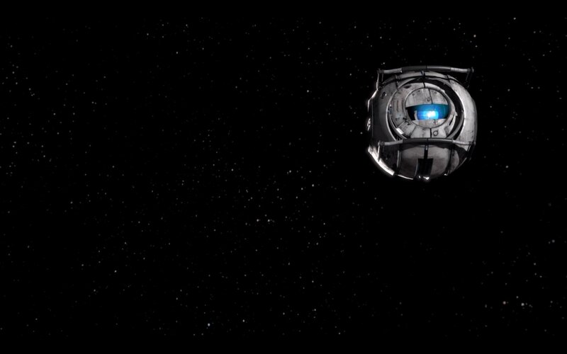 robotic sphere in space