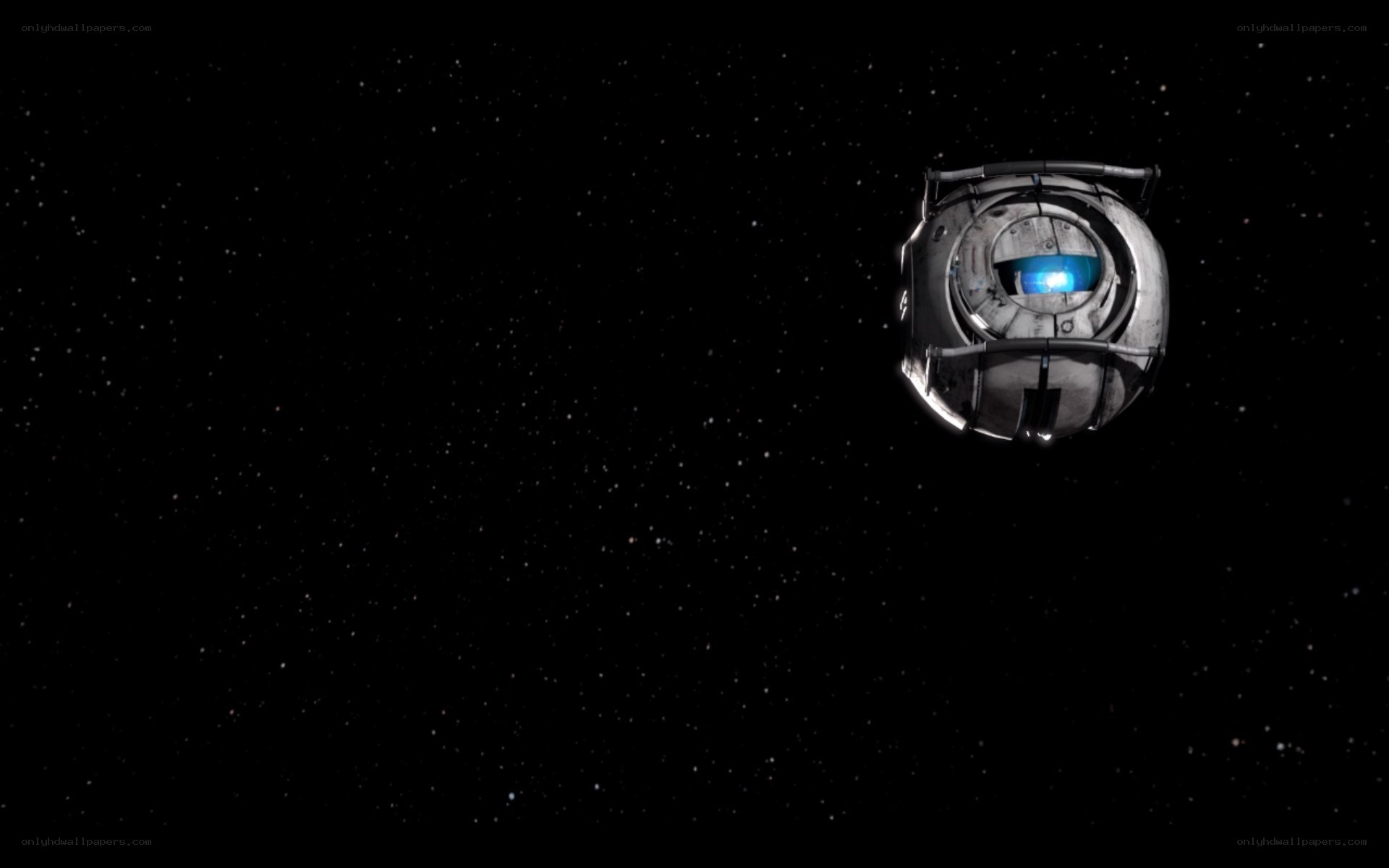 robotic sphere in space