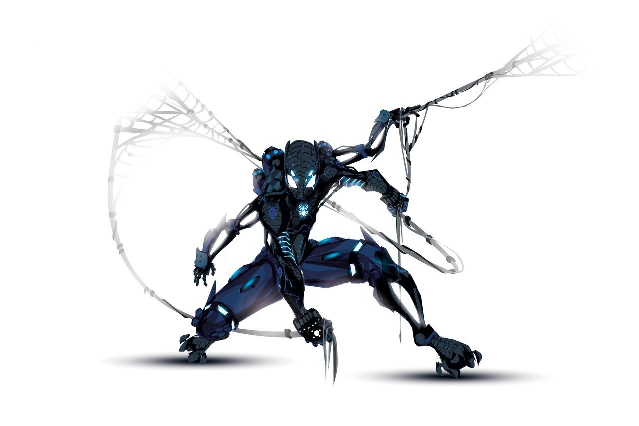 robotic spider character