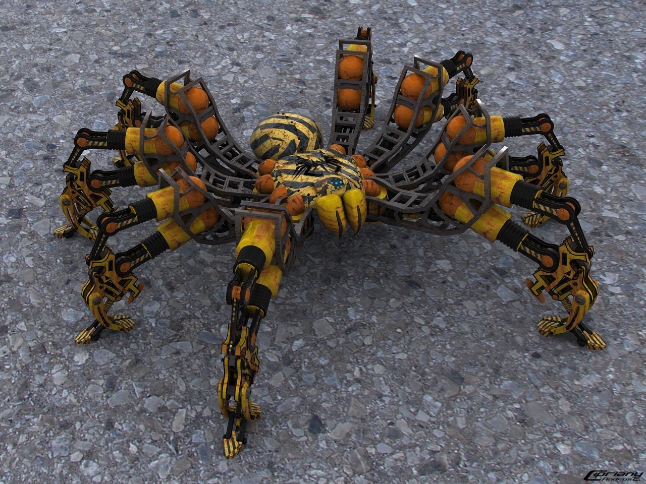 robotic spider machine