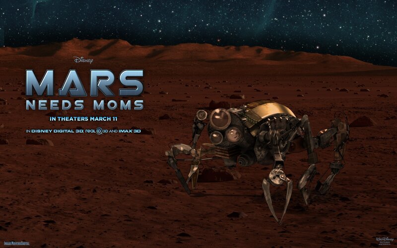Robotic Spider on Mars